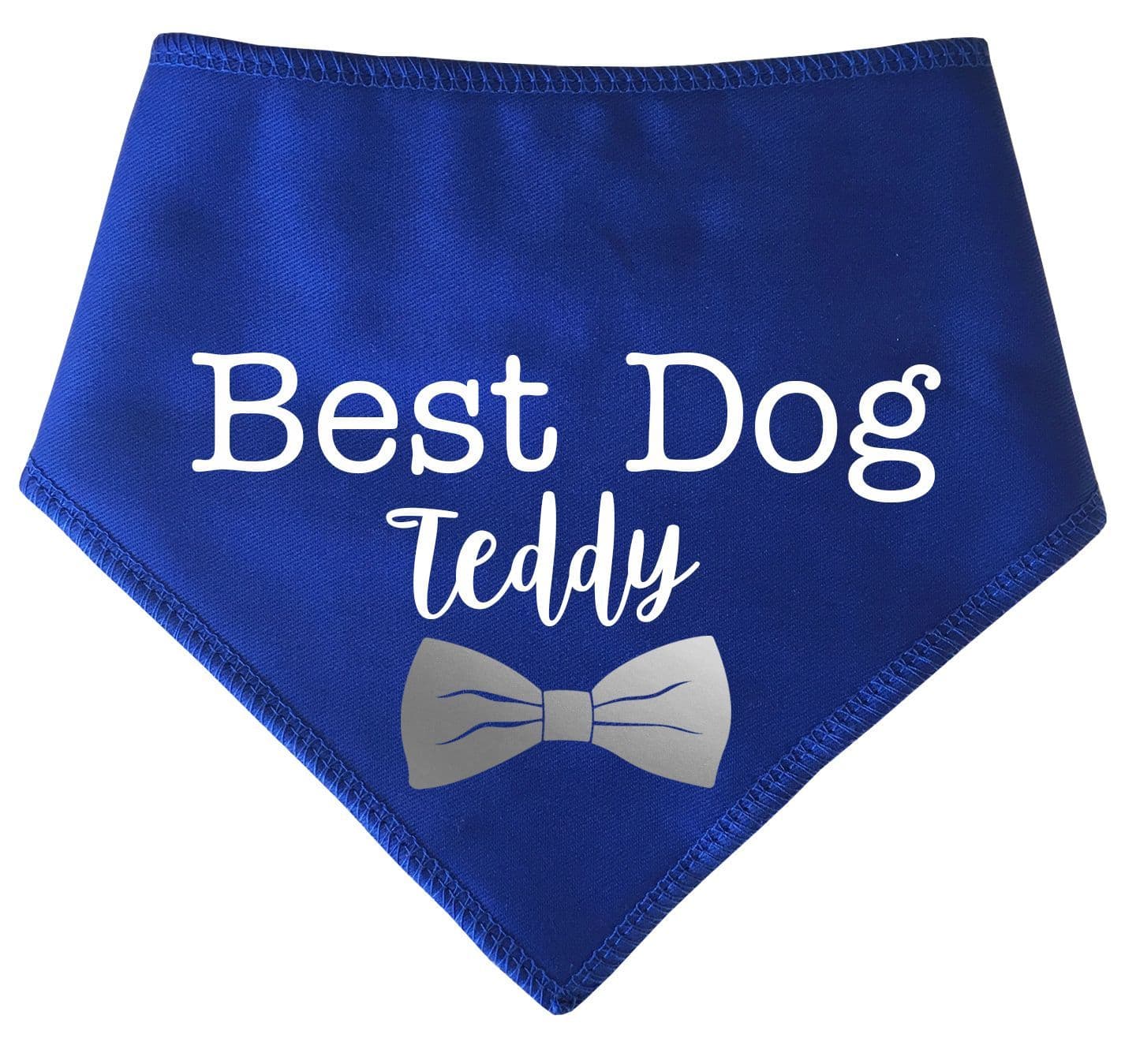 'Best Dog' Personalised With Name Wedding Bandana