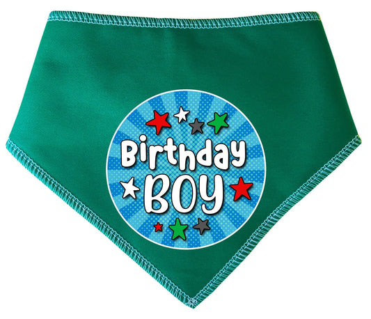 Birthday Boy Stars Dog Bandana