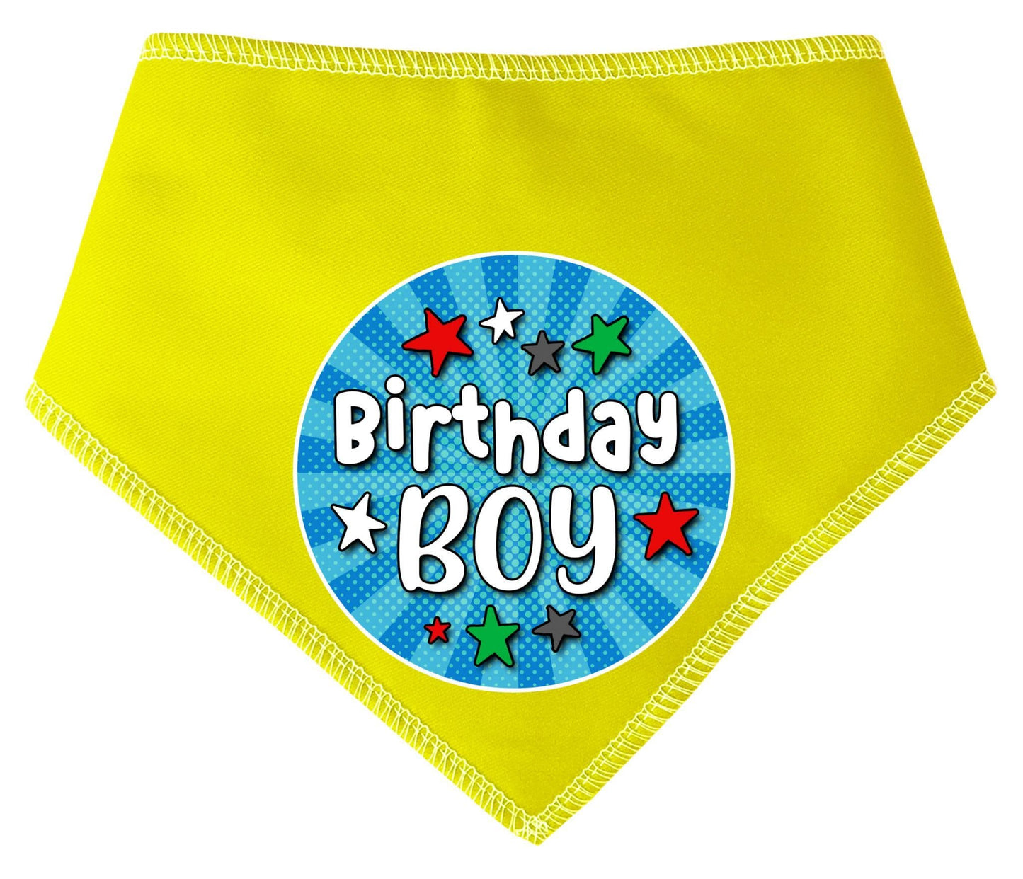 Birthday Boy Stars Dog Bandana