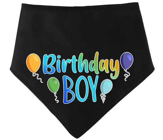 Birthday Boy With Balloons Dog Bandana