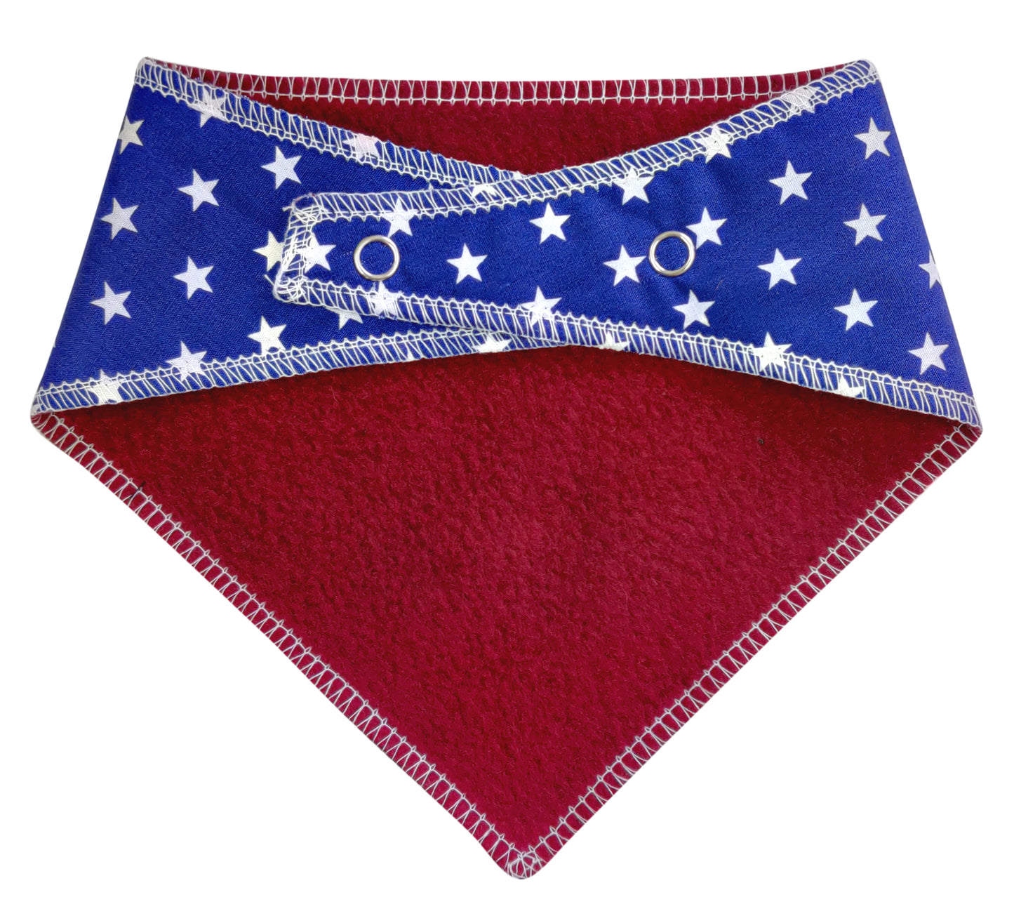 Blue Small Star Any Name Dog Bandana