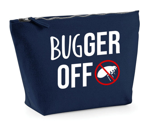 'BUGger off' Personalised Natural Cotton Bag