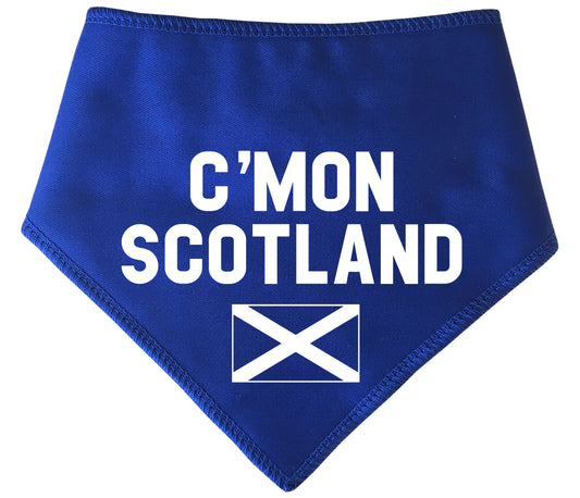 C'mon Scotland With Flag Dog Bandana