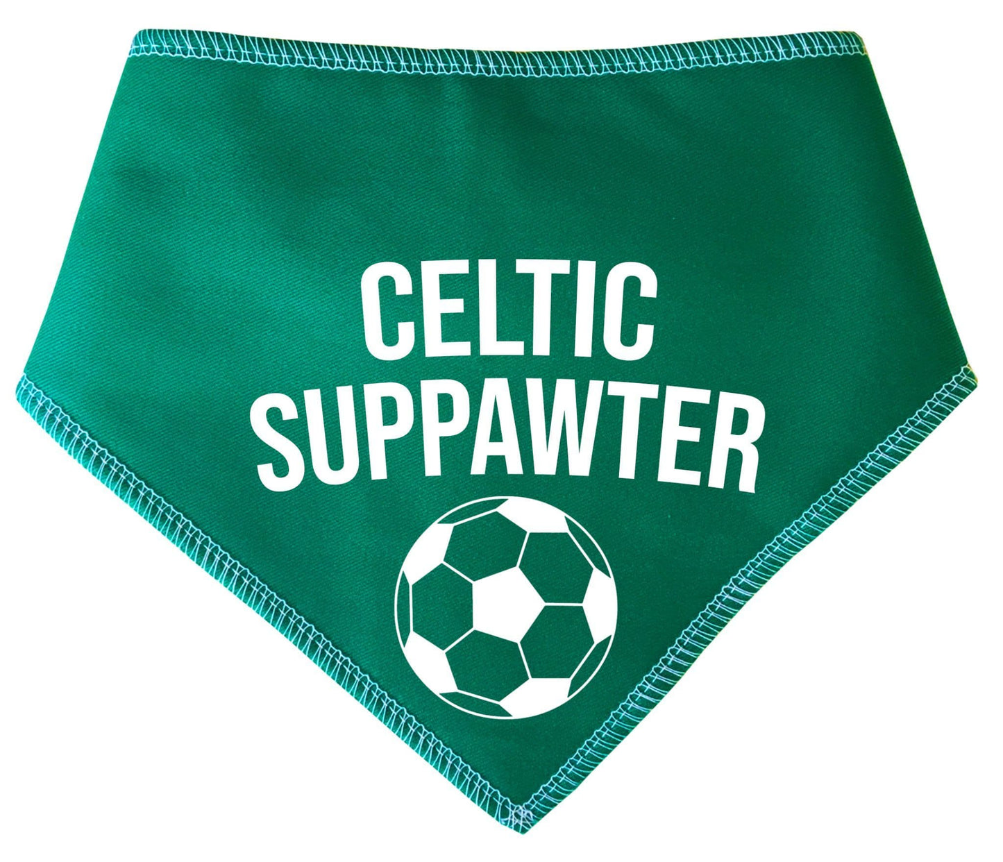 Celtic Suppawter With Football Dog Bandana