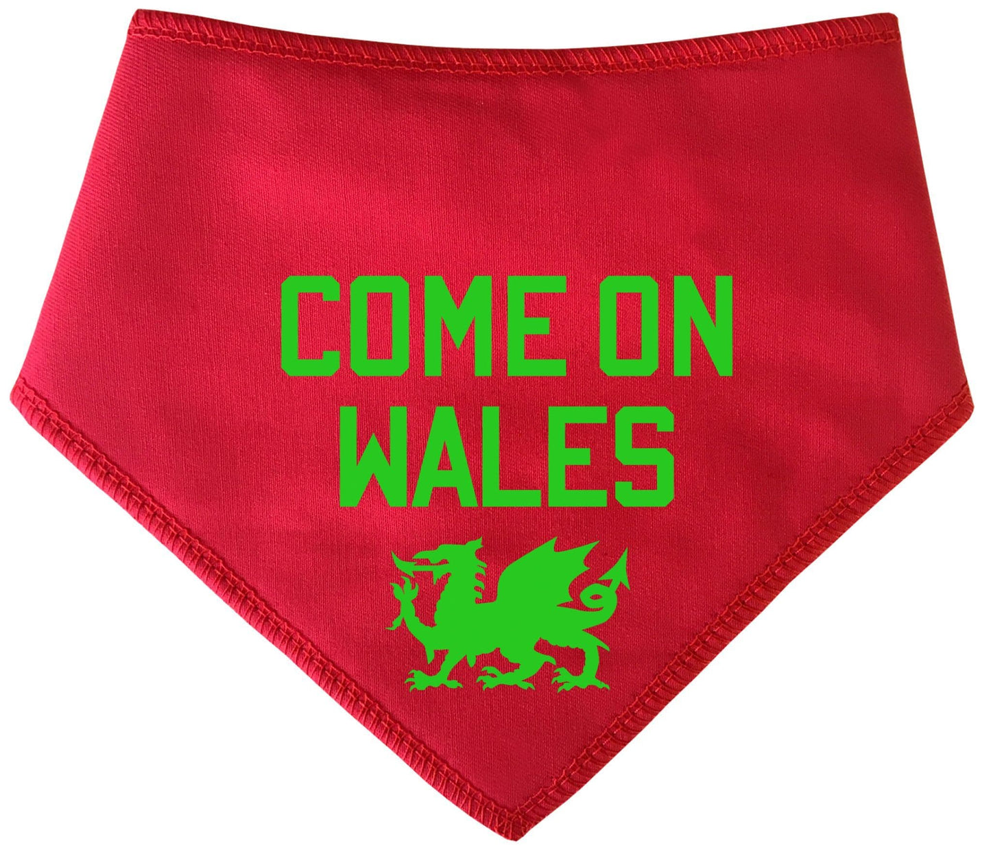 Come On Wales With Dragon Dog Bandana