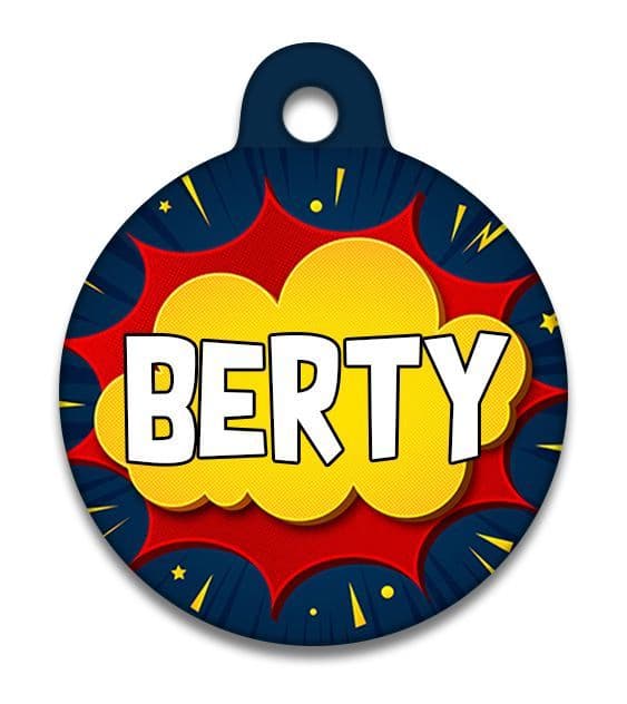 Comic Book - Cat ID Tag