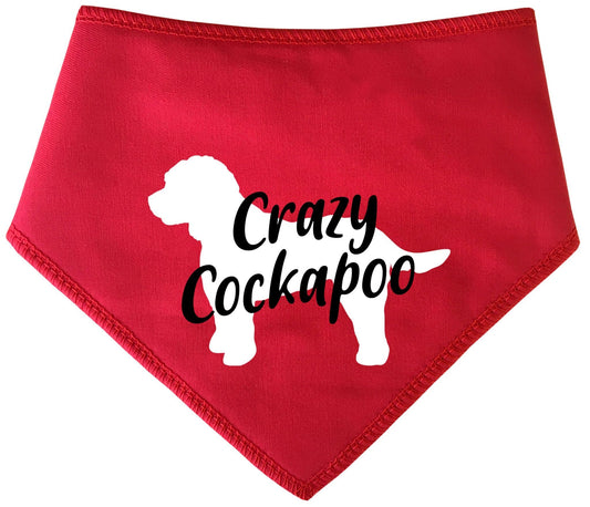 'Crazy Cockapoo' Dog Bandana