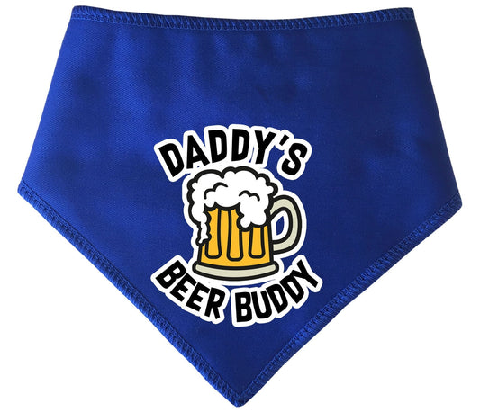 Daddy's Beer Buddy Father's Day Dog Bandana
