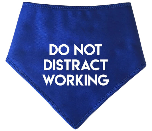 'Do Not Distract, Working' Alert Dog Bandana
