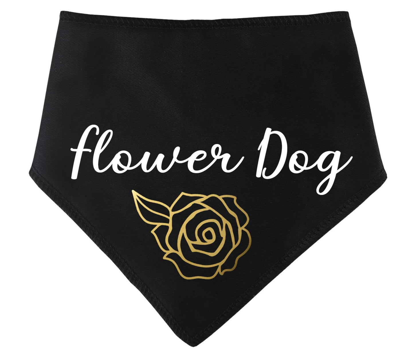 'Flower Dog' Wedding Bandana