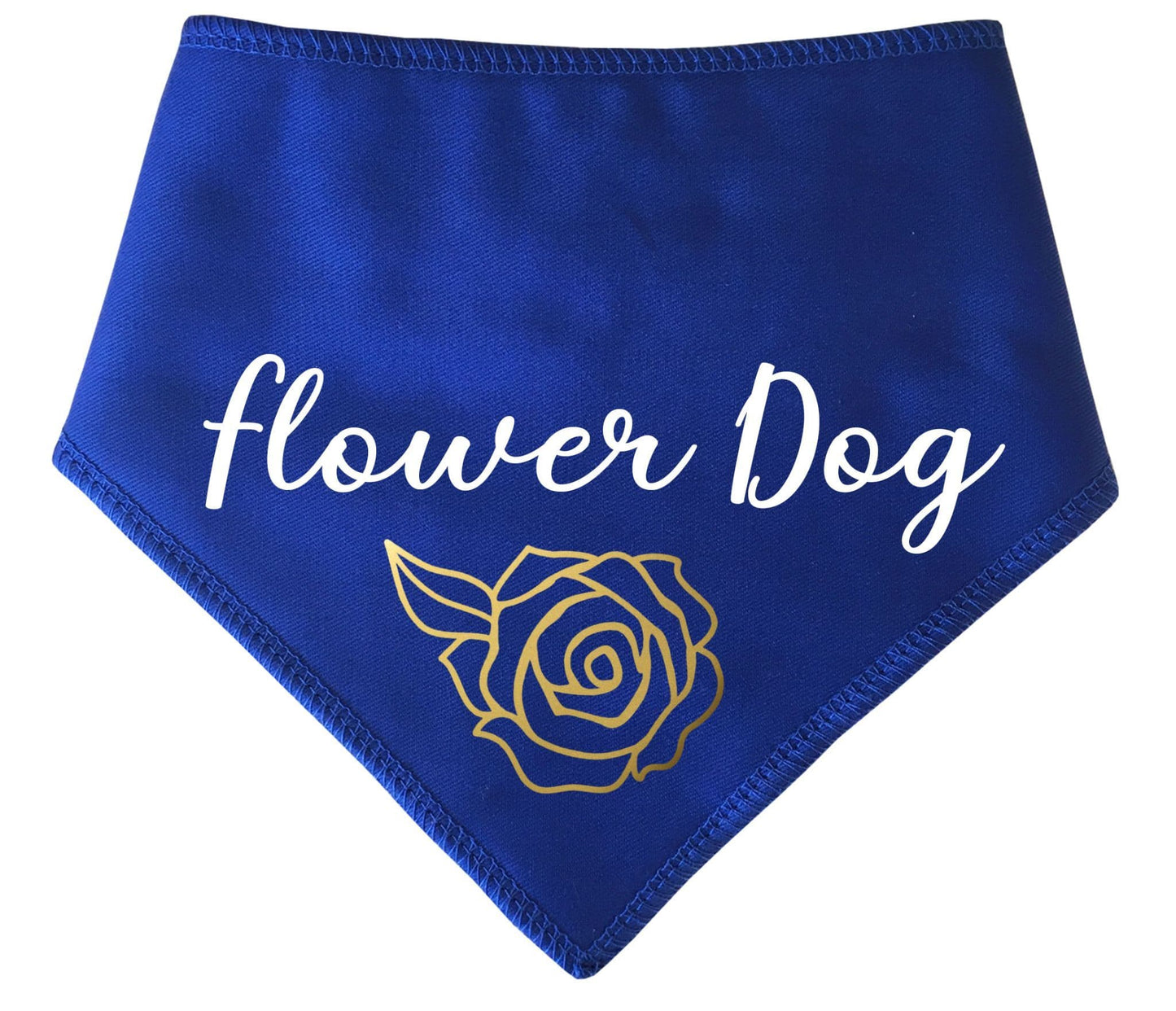 'Flower Dog' Wedding Bandana