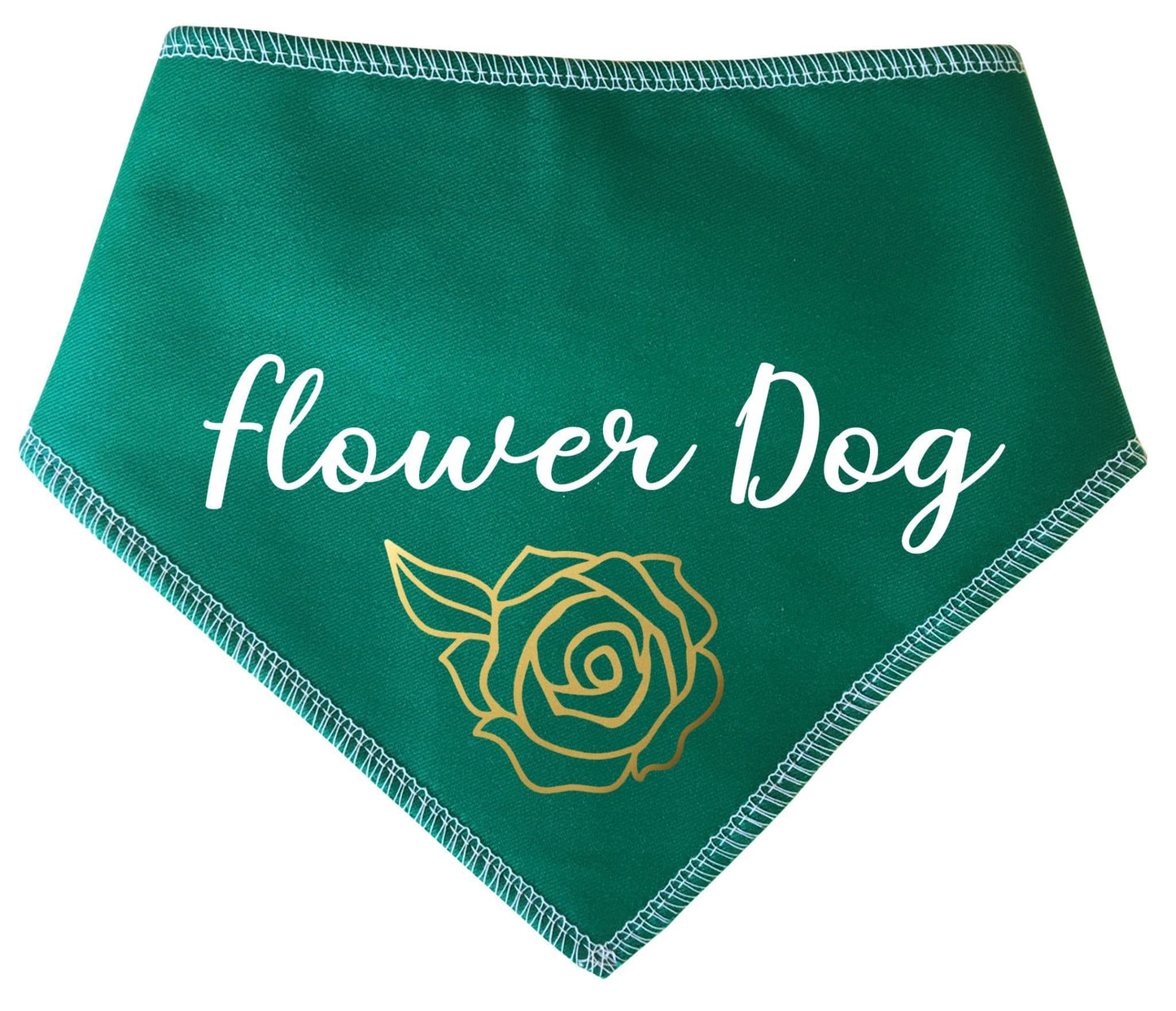 'Flower Dog' Wedding Bandana
