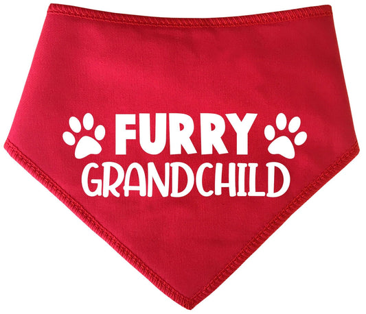 'Furry Grandchild' Fur Family Dog Bandana