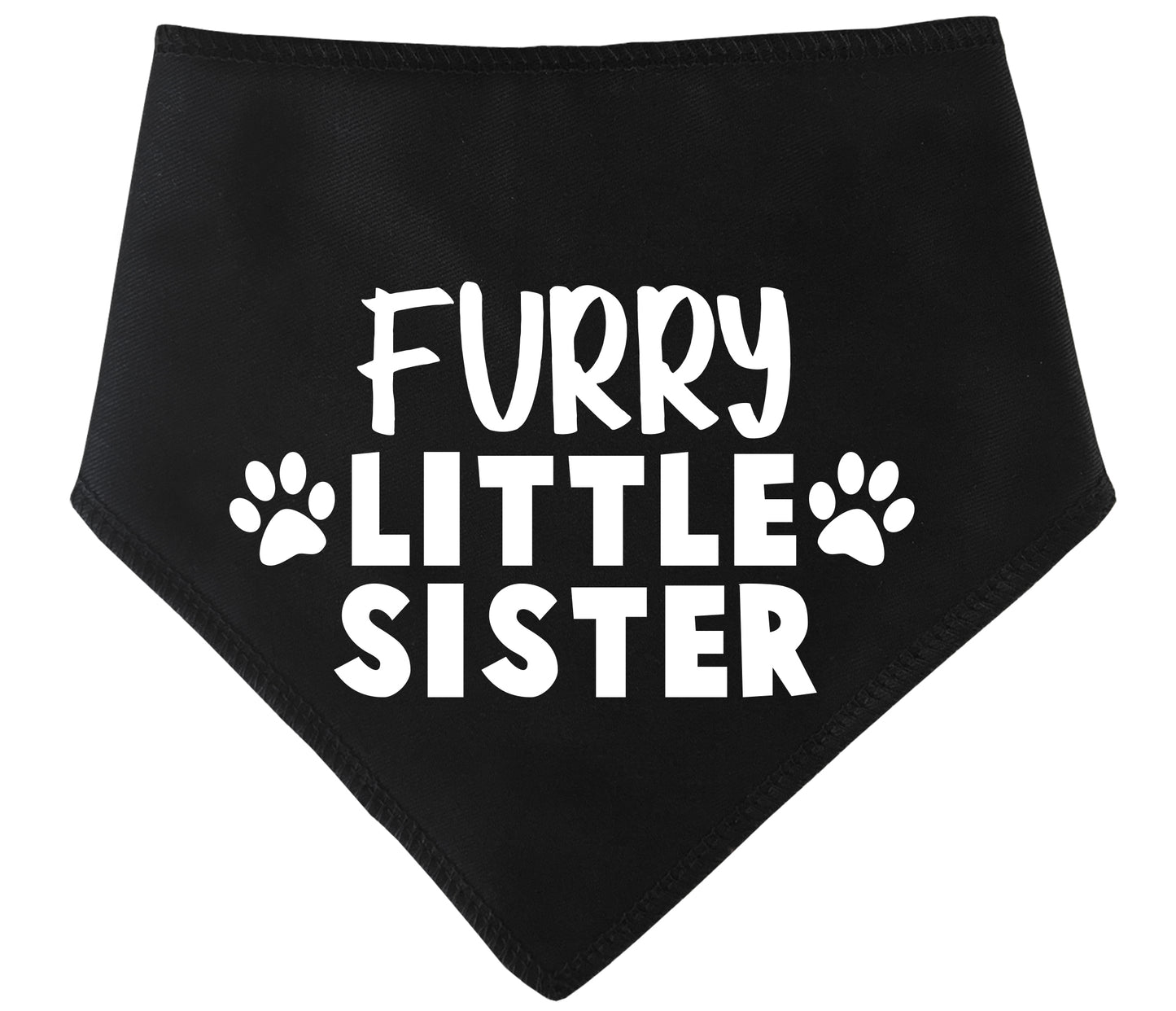 Furry Little Sister Dog Bandana