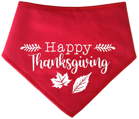 'Happy Thanksgiving' Thanksgiving Dog Bandana