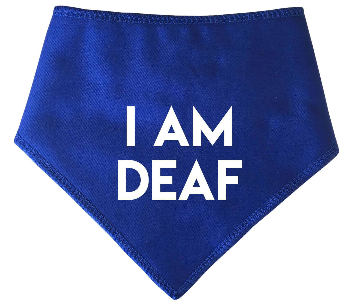 'I Am Deaf' Alert Dog Bandana