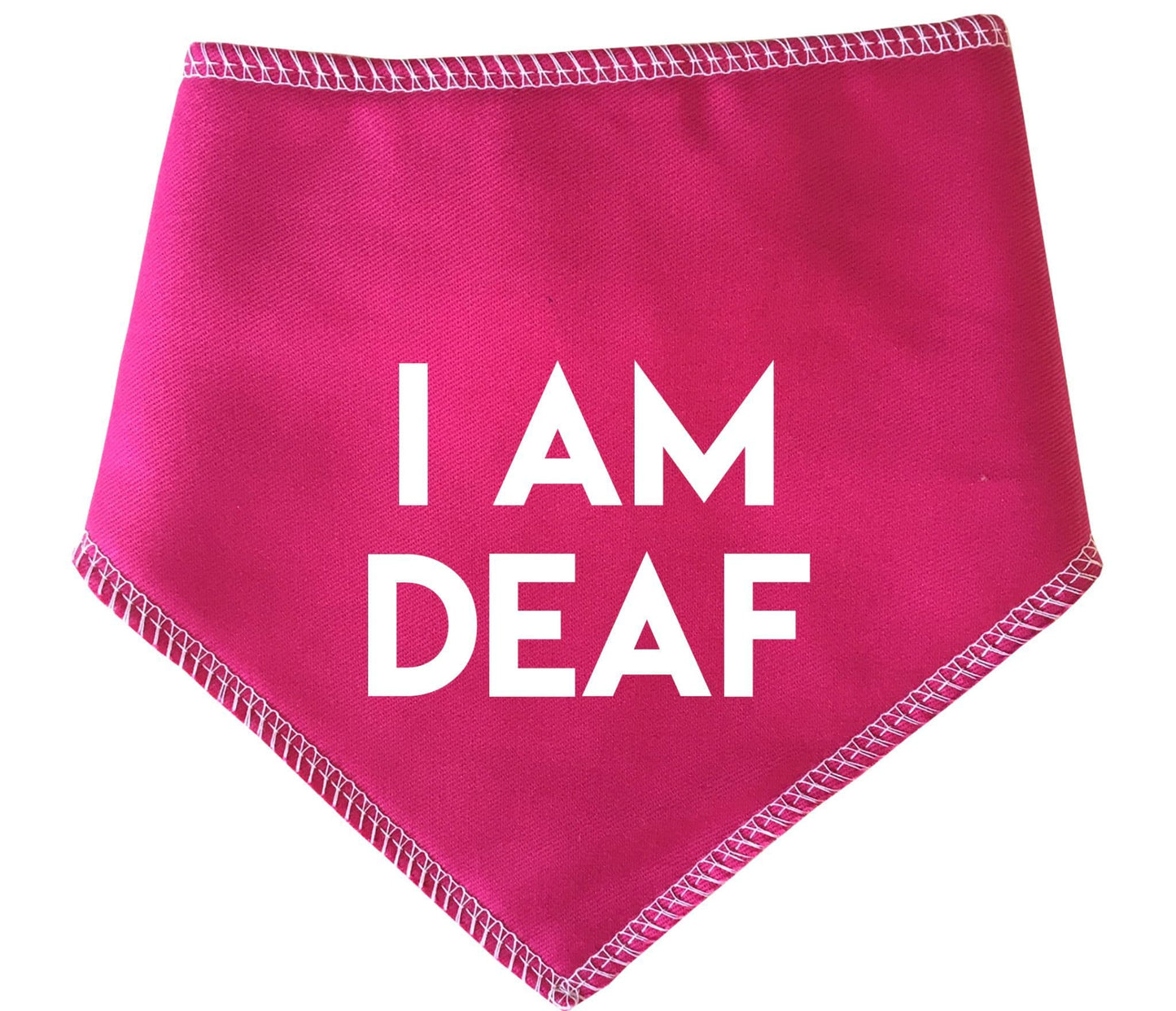 'I Am Deaf' Alert Dog Bandana
