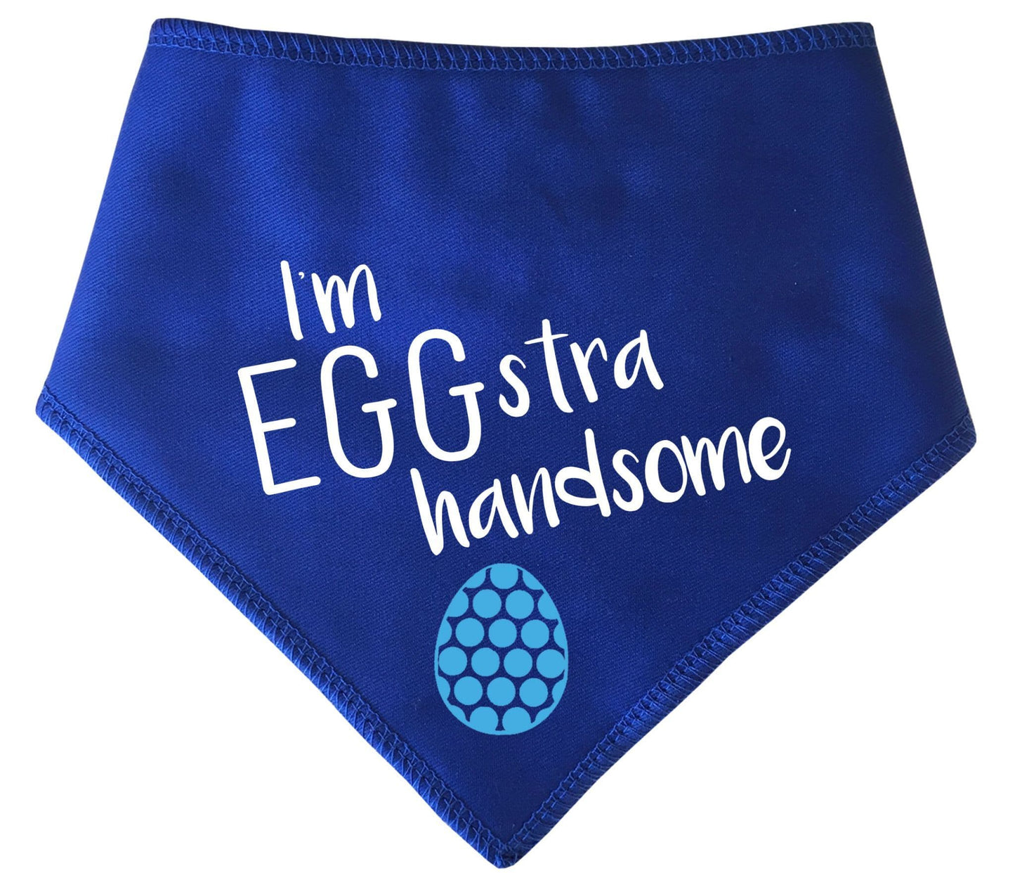 I'm EGGstra handsome' Easter Dog Bandana