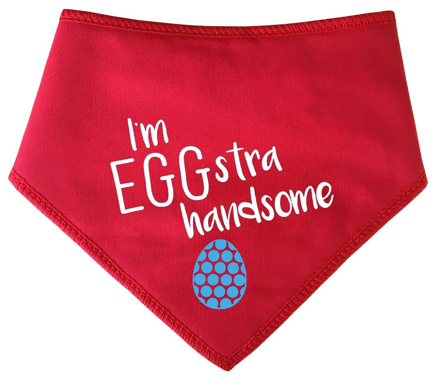 I'm EGGstra handsome' Easter Dog Bandana