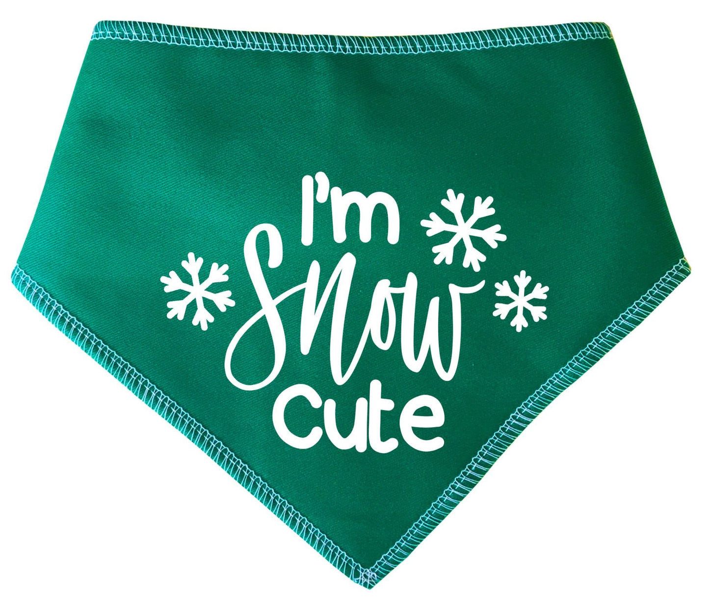'I'm Snow Cute' Christmas Dog Bandana