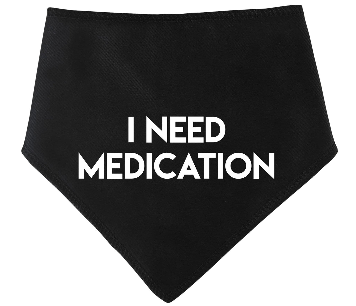 'I Need Medication' Alert Dog Bandana