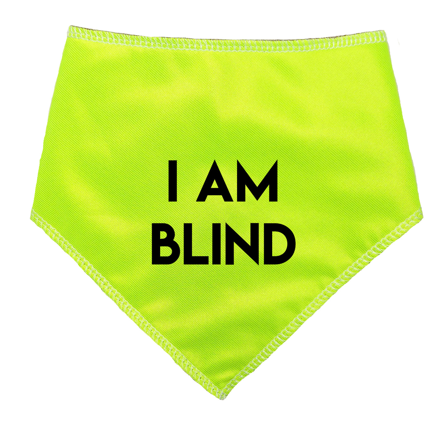 I AM BLIND Hi Vis Dog Bandana