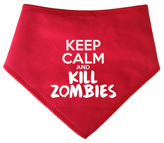 Keep Calm And Kill Zombies' Dog Bandana