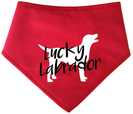 'Lucky Labrador' Dog Bandana