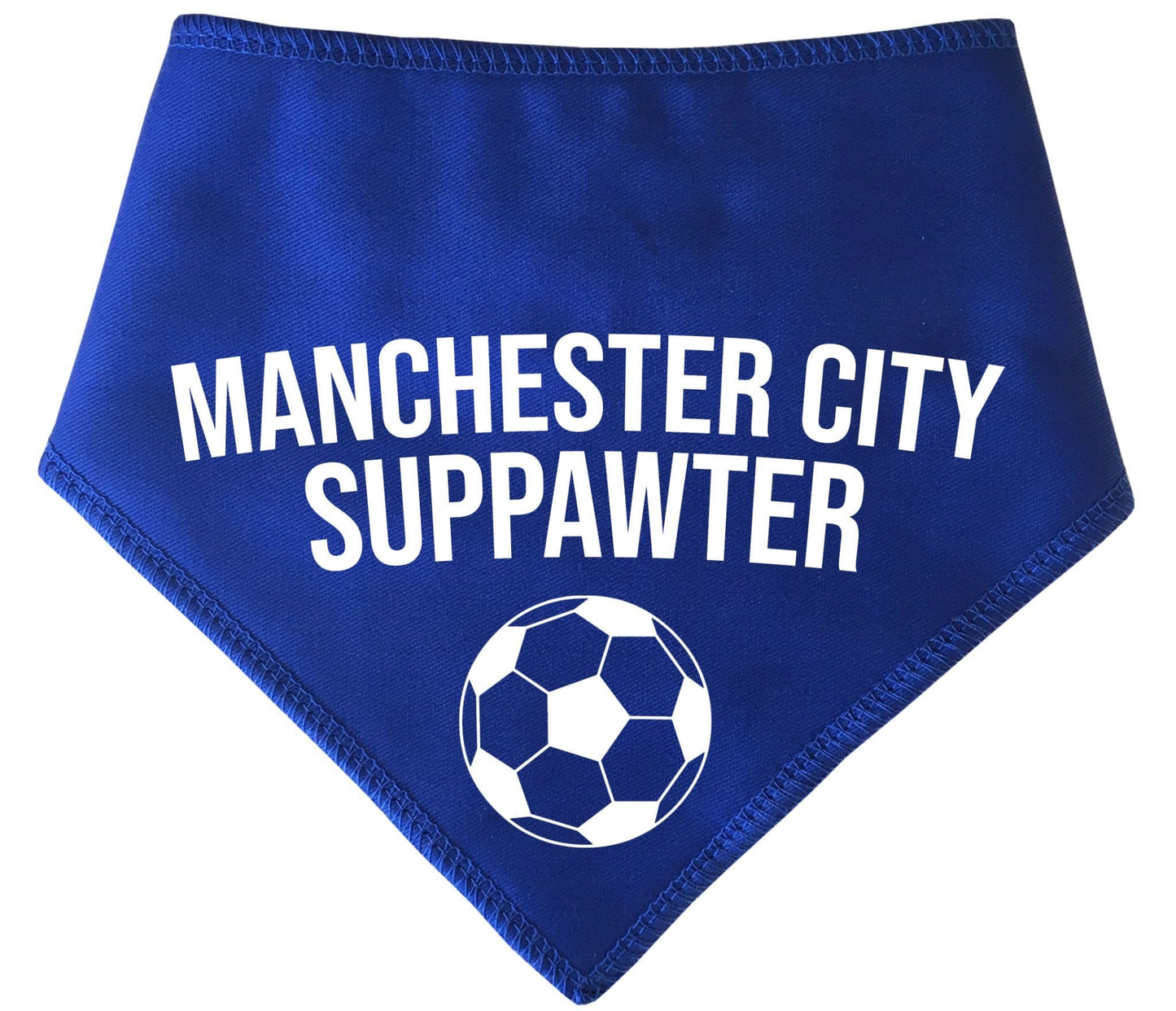 Manchester City Suppawter With Football Dog Bandana