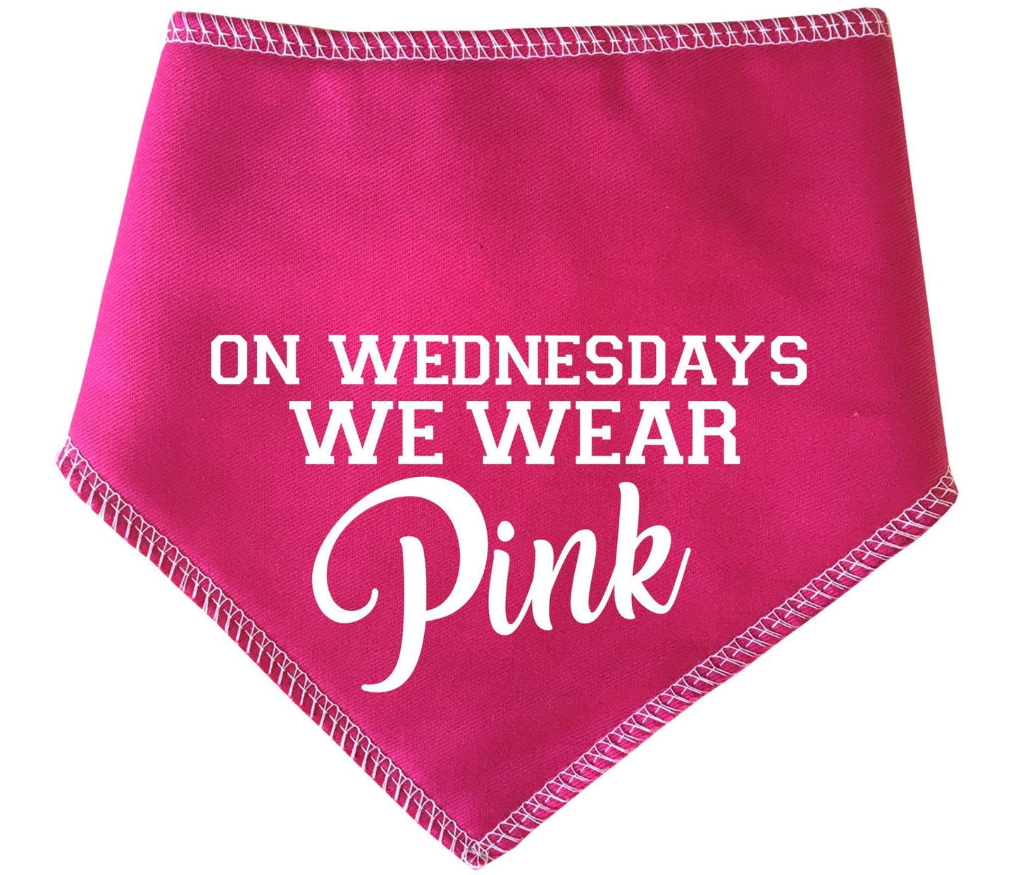 Mean Girls 'On Wednesdays We Wear Pink' Dog Bandana