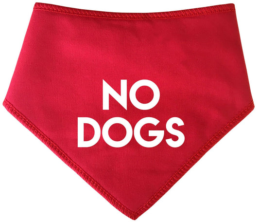 'No Dogs' Alert Dog Bandana