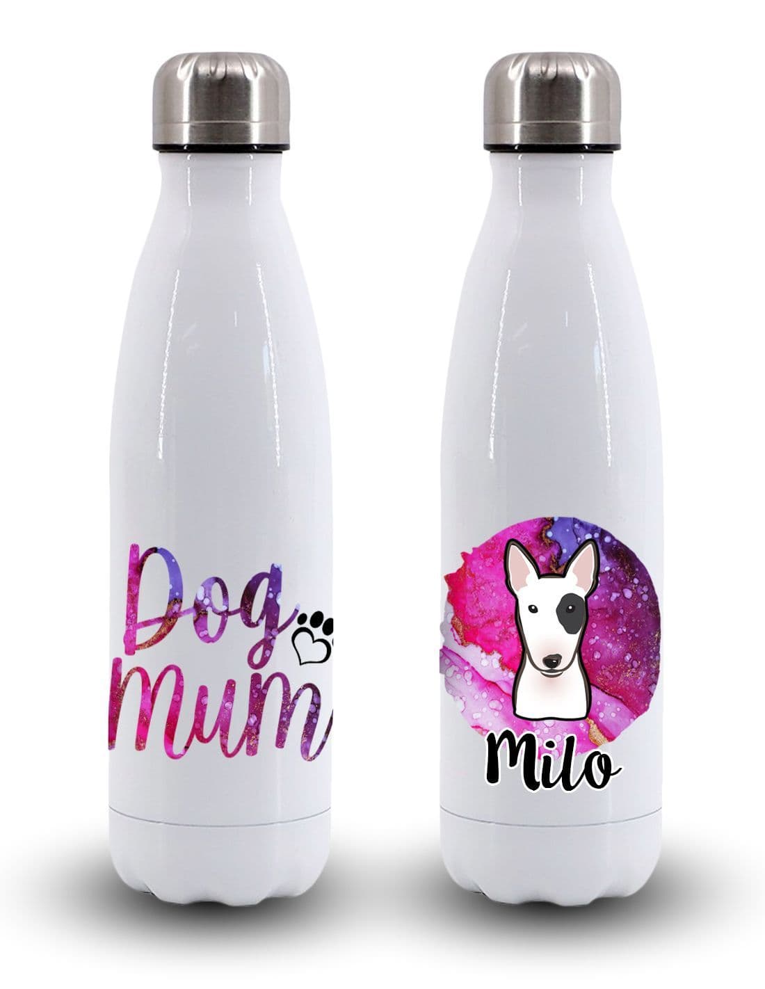 Personalised 'Dog Mum' Vacuum Insulated Water Bottle with Your Dog's Name