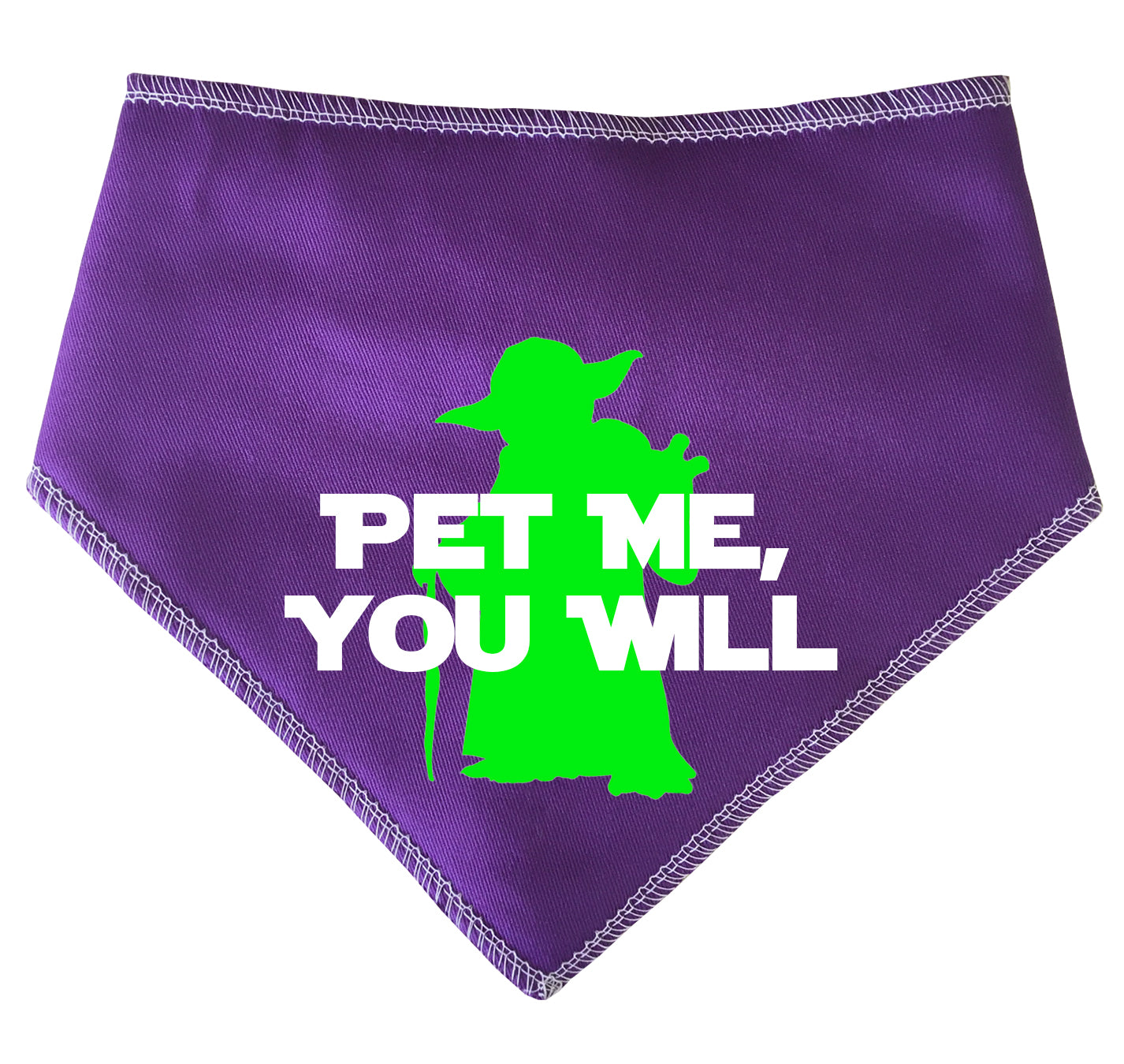 Pet Me You Will Dog Bandana