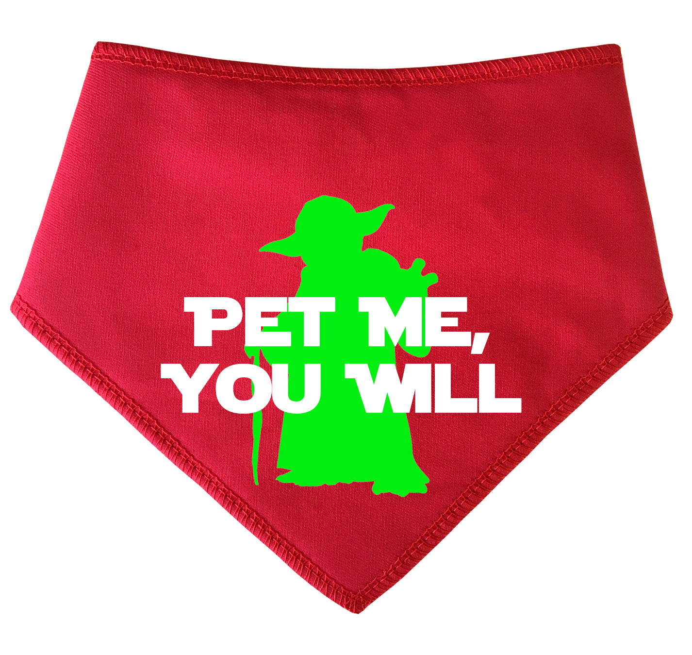 Pet Me You Will Dog Bandana