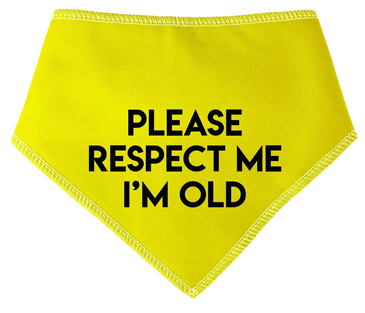 'Please Respect Me I'm Old' Alert Dog Bandana