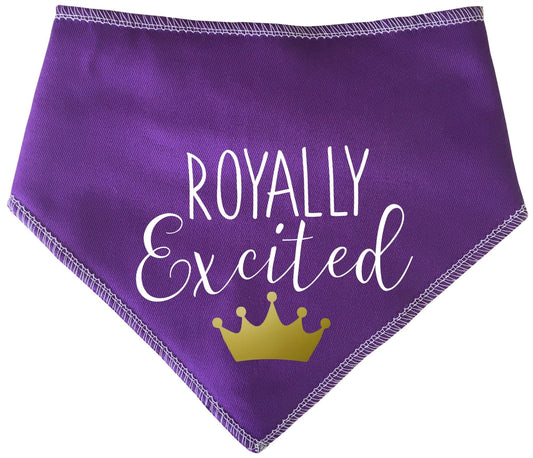 Royally Excited 70 Years  Queens Jubilee Dog Bandana