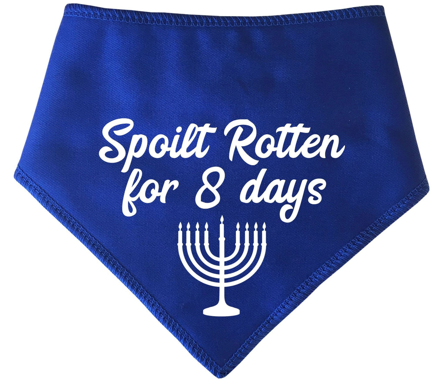 Spoilt Rotten for 8 days' Hanukkah Dog Bandana
