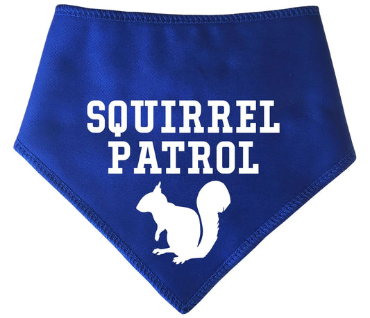 'Squirrel Patrol' Dog Bandana
