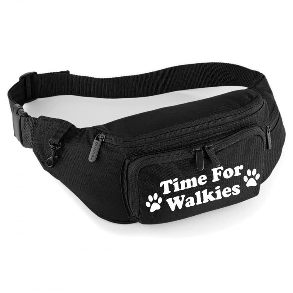 'Time For Walkies' Training Waist Bag