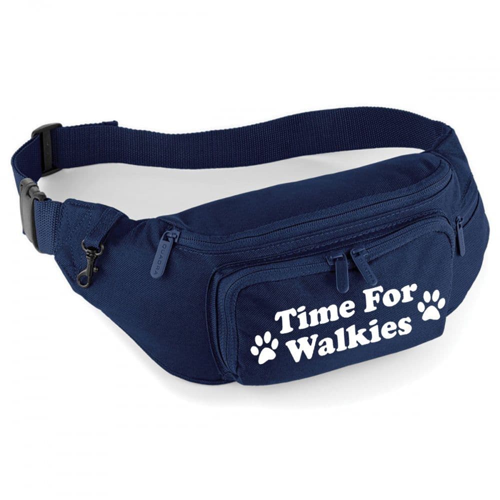 'Time For Walkies' Training Waist Bag