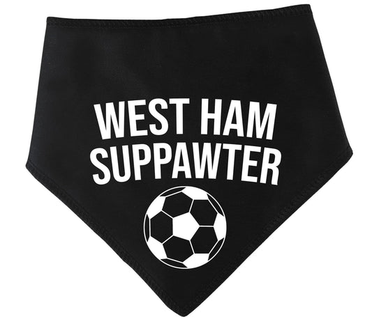 West Ham Suppawter With Football Dog Bandana