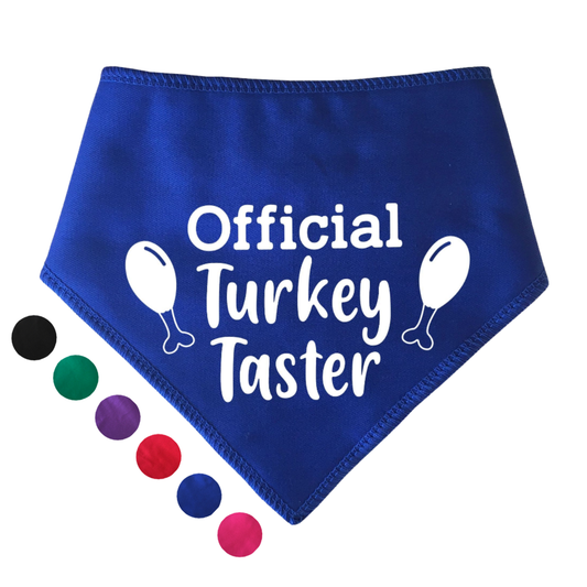 Official Turkey Taster Dog Bandana