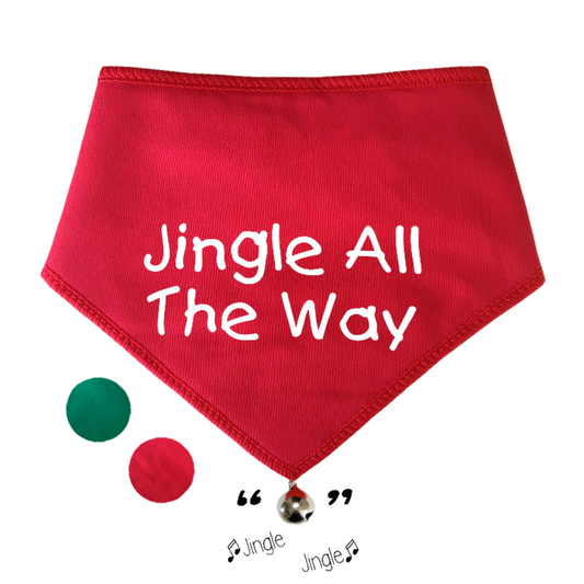 Jingle All The Way Dog Bandana