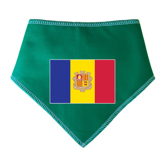 Andorra Flag Dog Bandana