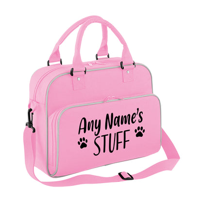 Baby Pink Custom Any Name STUFF Holdall Bag