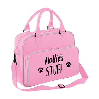 Baby Pink Custom Any Name STUFF Holdall Bag