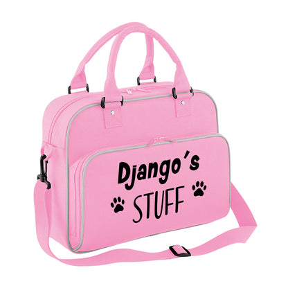 Baby Pink Custom Any Name STUFF Holdall Bag