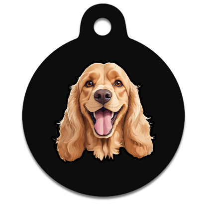 19mm Diameter Tiny Size - Spaniel Design
