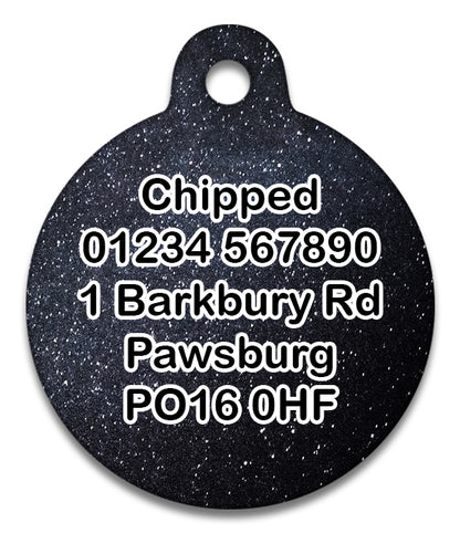 Star Paws Green - Pet ID Tag