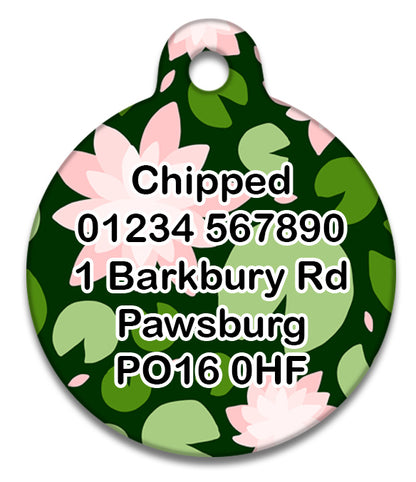 Lily Pads - Pet ID Tag